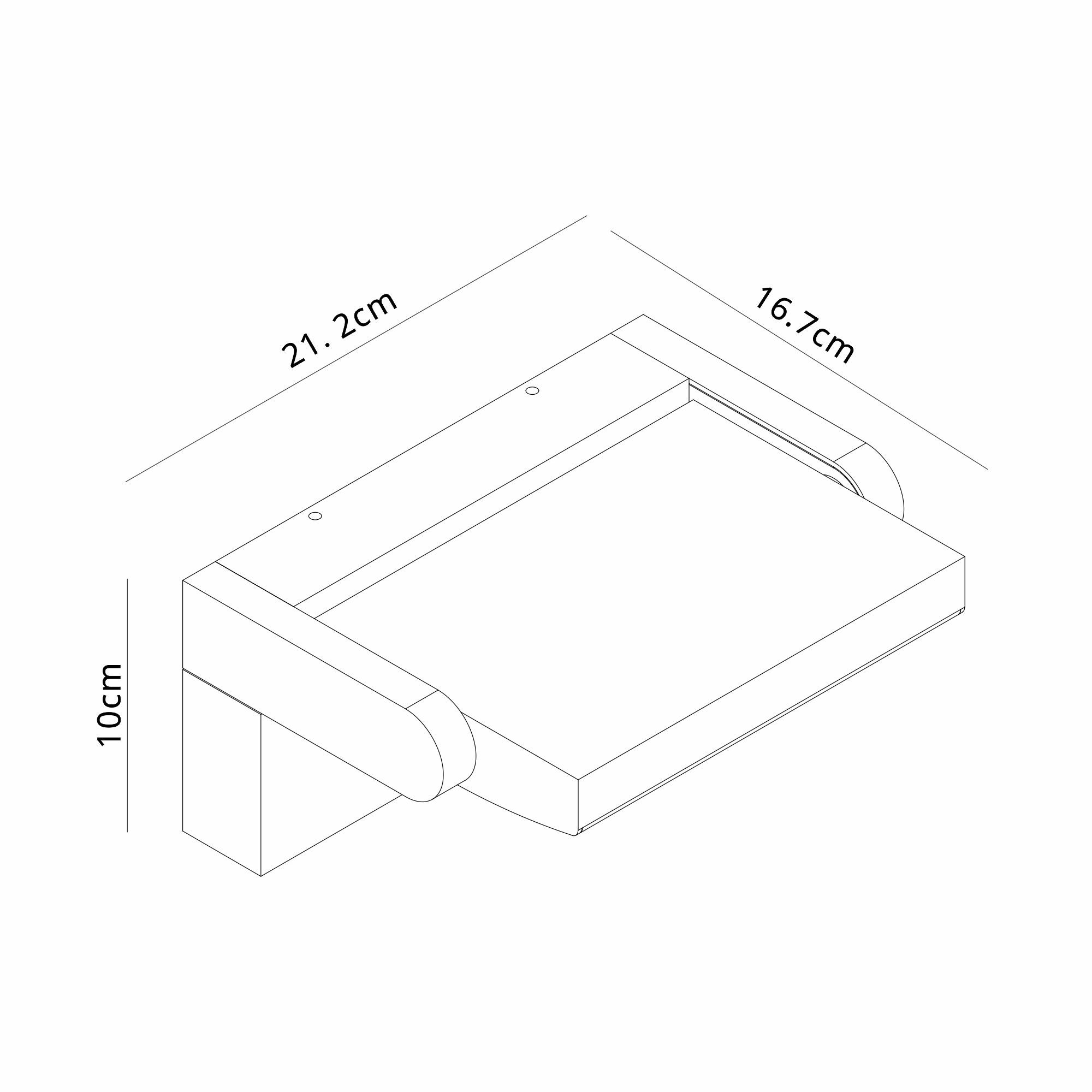 M8473  Cooper PIR Motion Sensor Wall Lamp Adjustable 20W LED Black